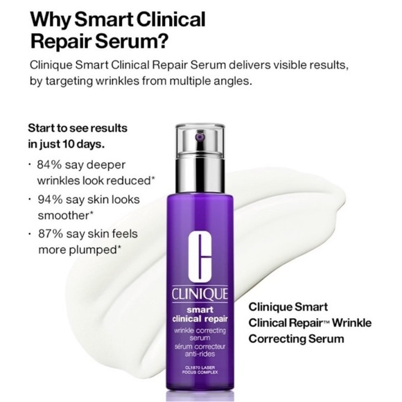 Clinique Smart Clinical Wrinkle Repair Serum 1.7oz NIB - Picture 7 of 7